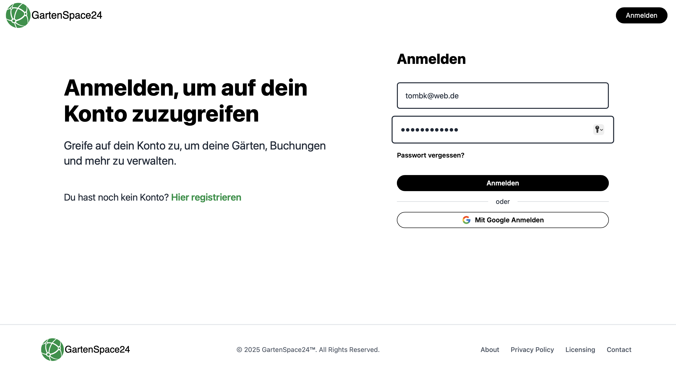 GartenSpace24 Screenshot 2